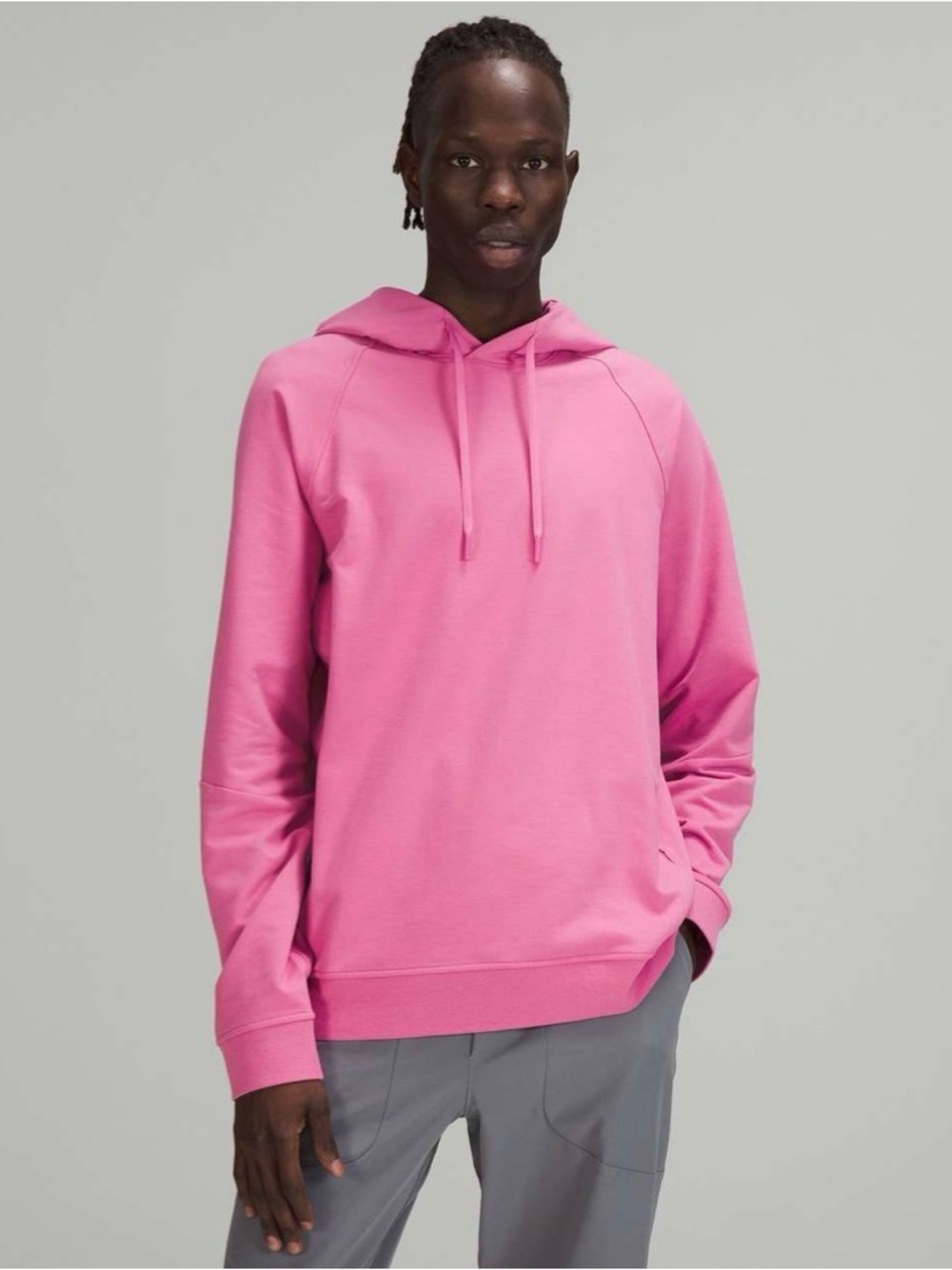 LULULEMON • City Sweat Pullover Hoodie Pink Blossom mens Medium